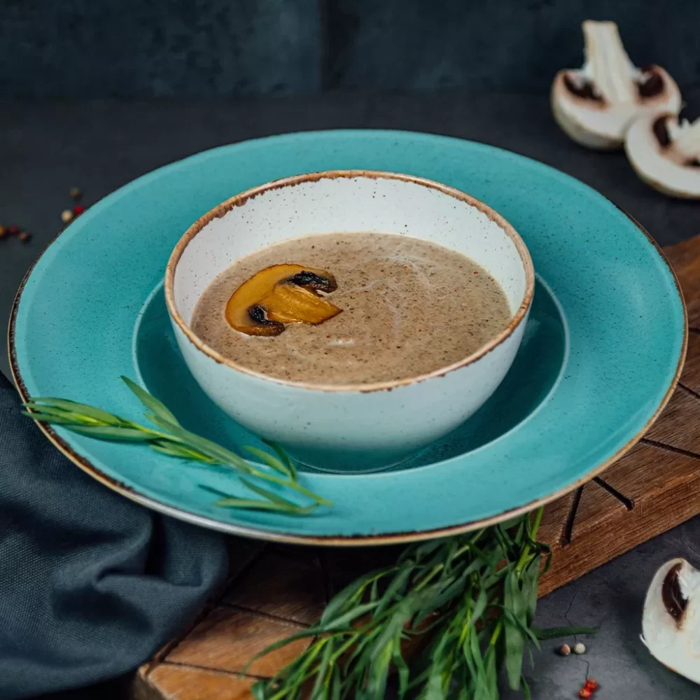 Грибной крем-суп по грузински